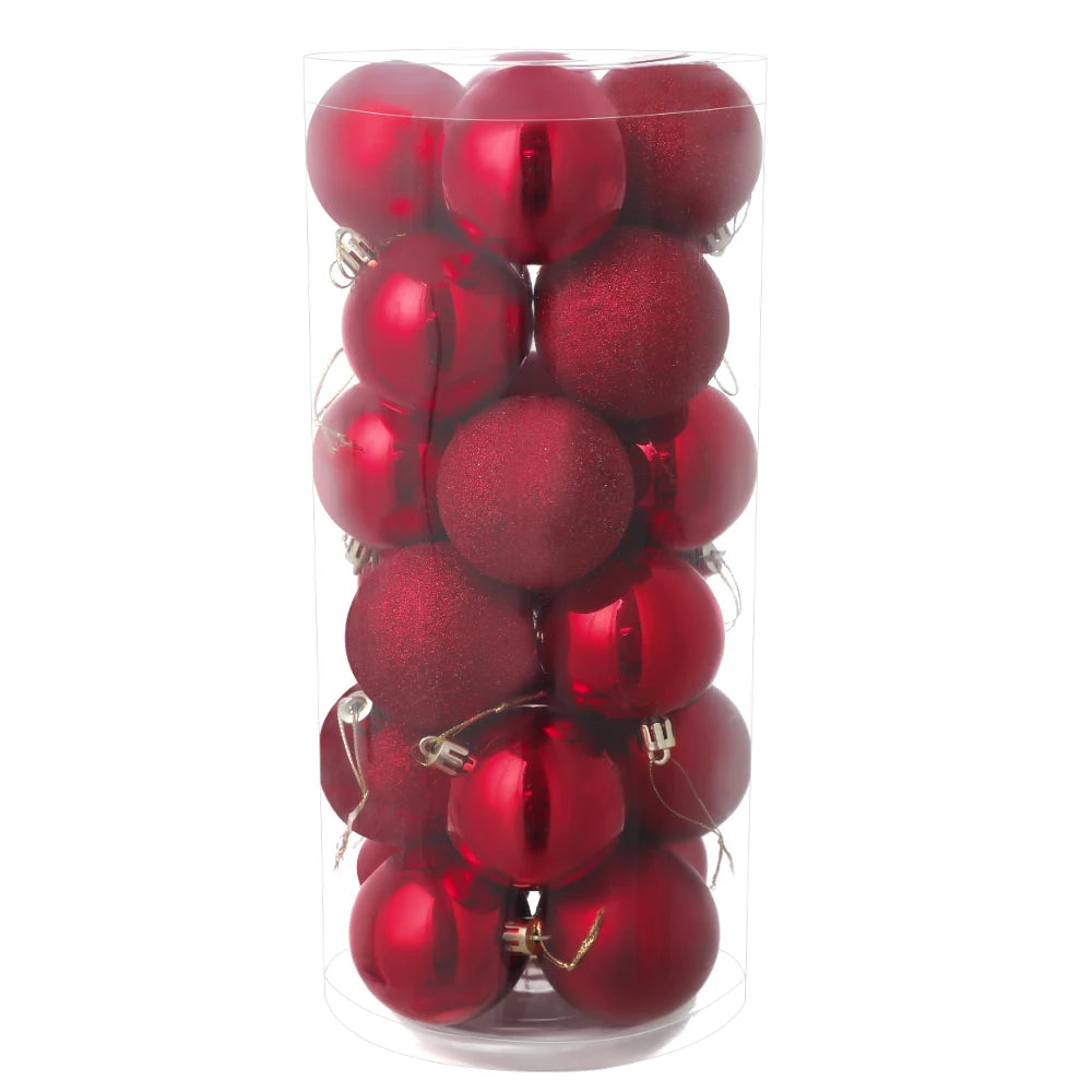 24Pcs Christmas Ball Ornaments for Holiday Cheer - Image 4