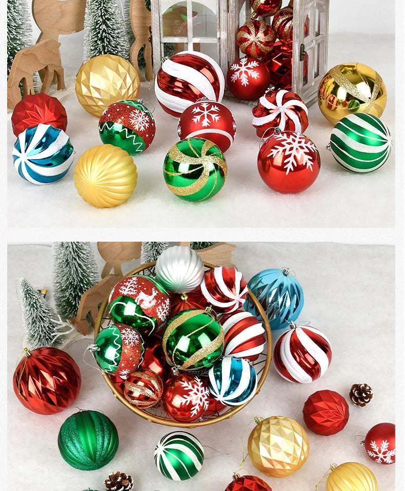 Festive PVC Christmas Tree Ornaments & Decorations - Image 43