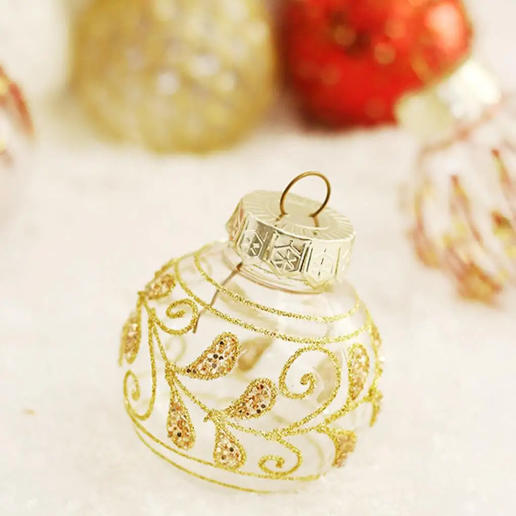 Elegant Plastic Christmas Ball Ornament Set - Image 23