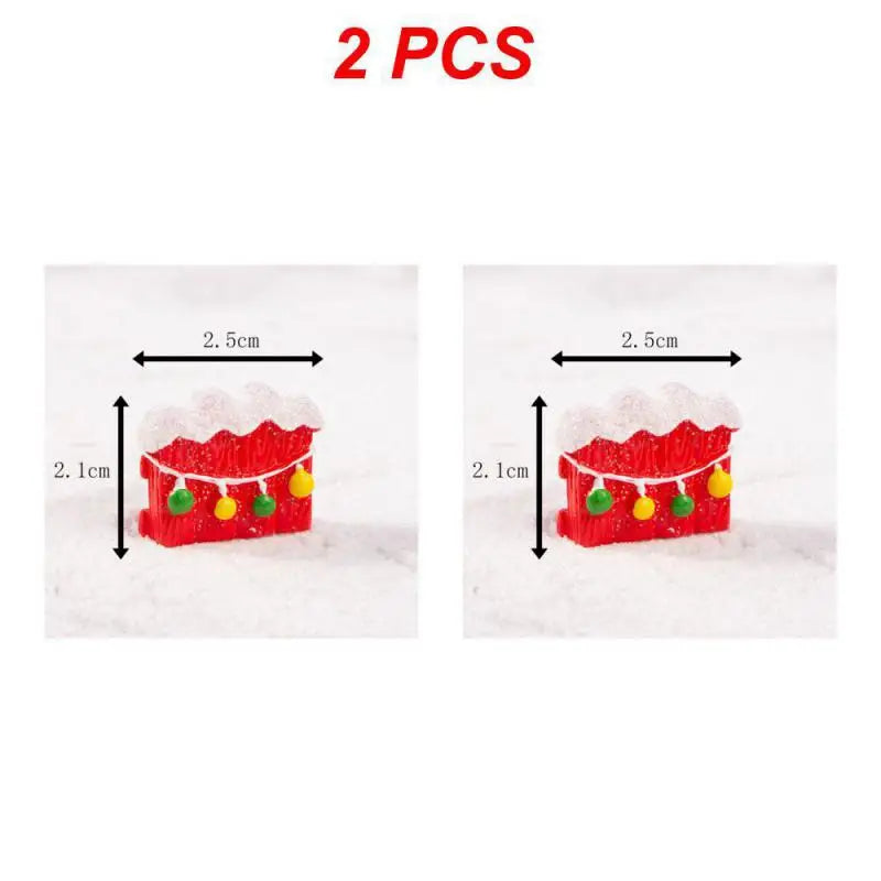 Charming Christmas Resin Santa & Elk Ornaments - Image 17