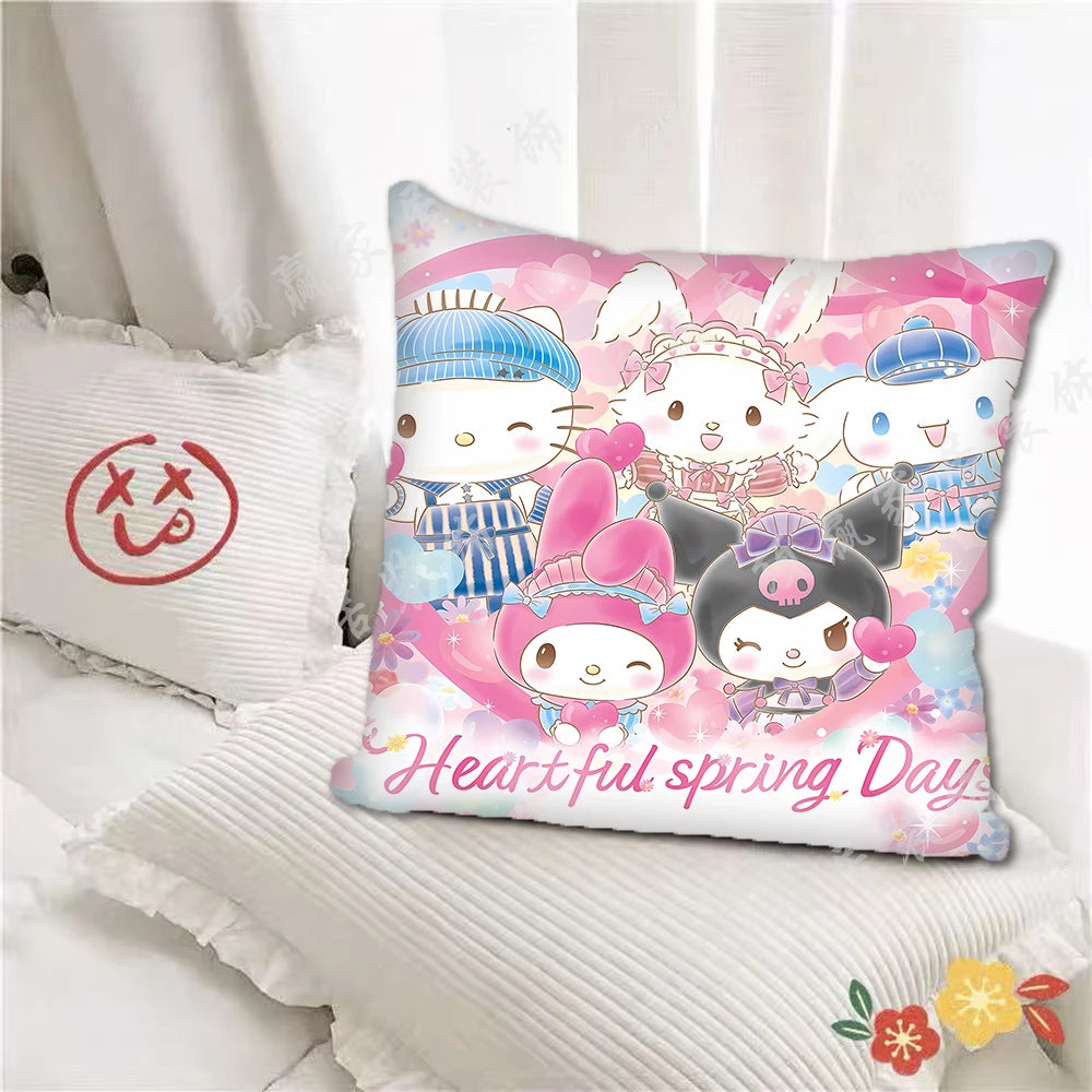 Festive Hello Kitty Pillow Cover for Christmas Cheer - Image 25