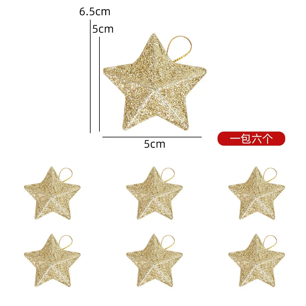 Elegant Gold Star Pendant for Christmas Trees - Image 14