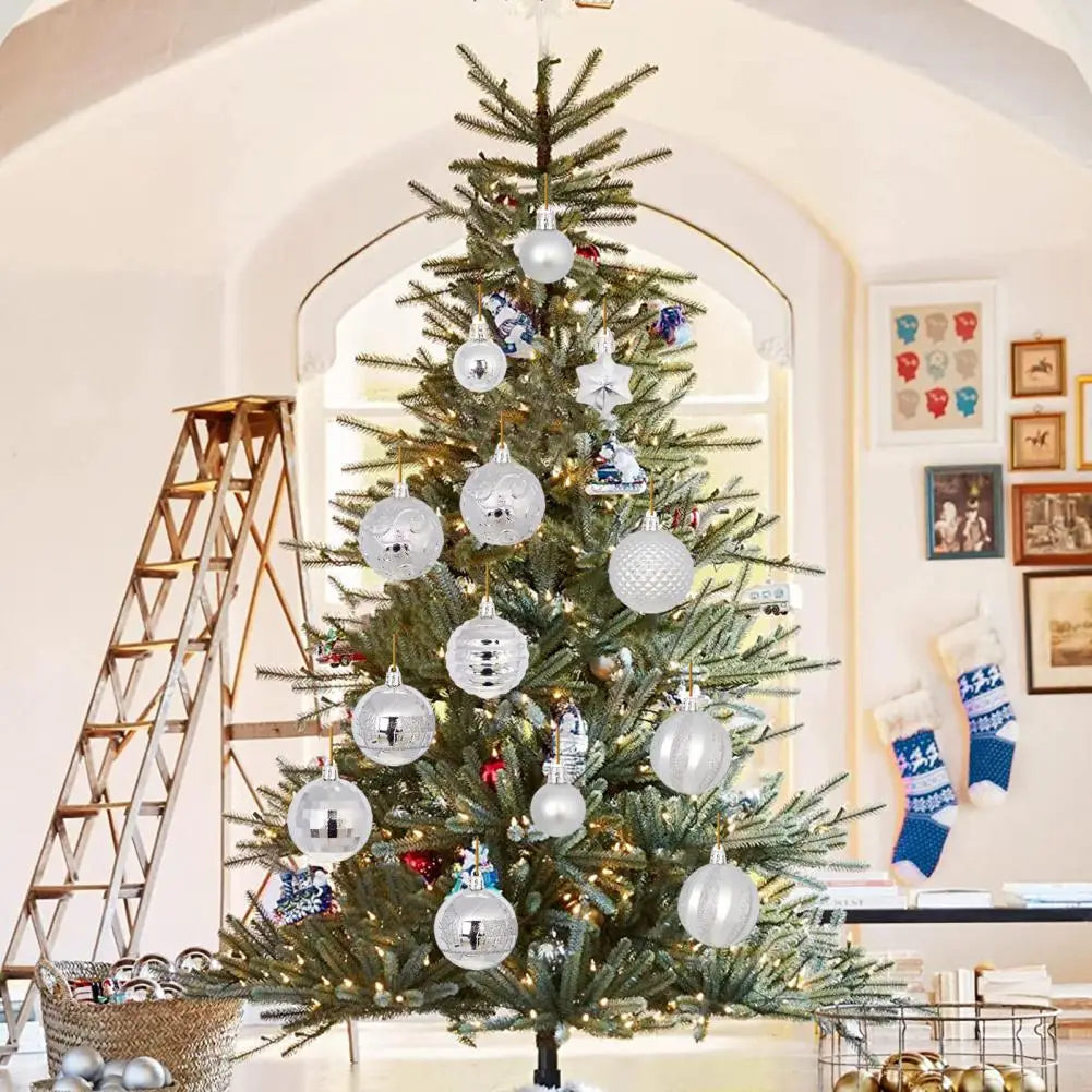 Versatile Shatterproof Christmas Ball Ornament Set - Image 3