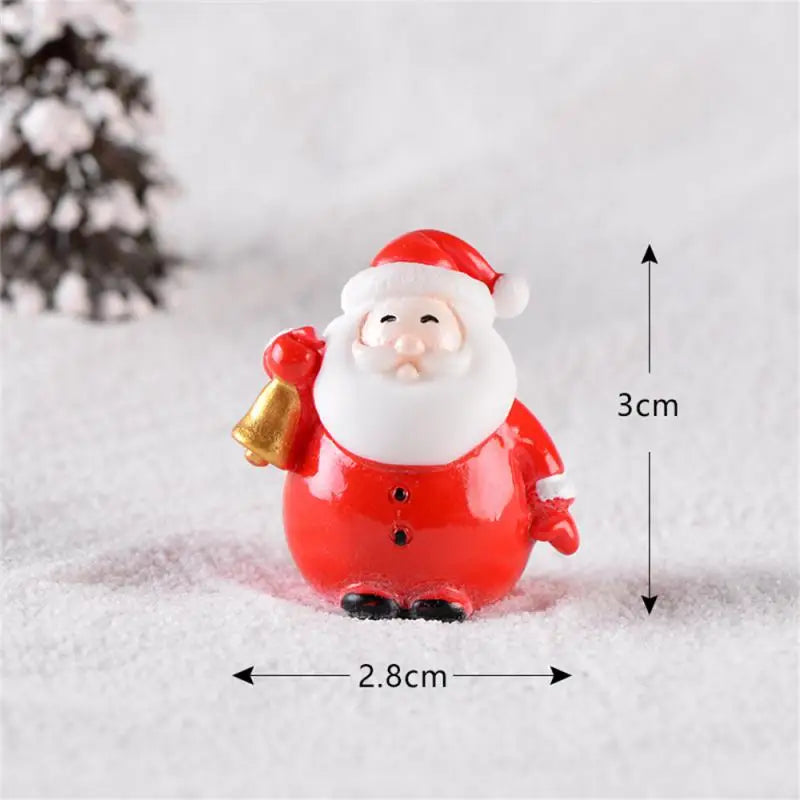 Festive Mini Resin Santa, Snowman & Elk Ornaments - Image 13