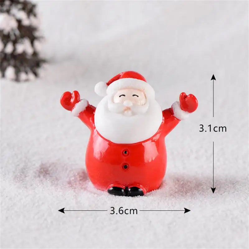 Festive Mini Resin Santa, Snowman & Elk Ornaments - Image 23