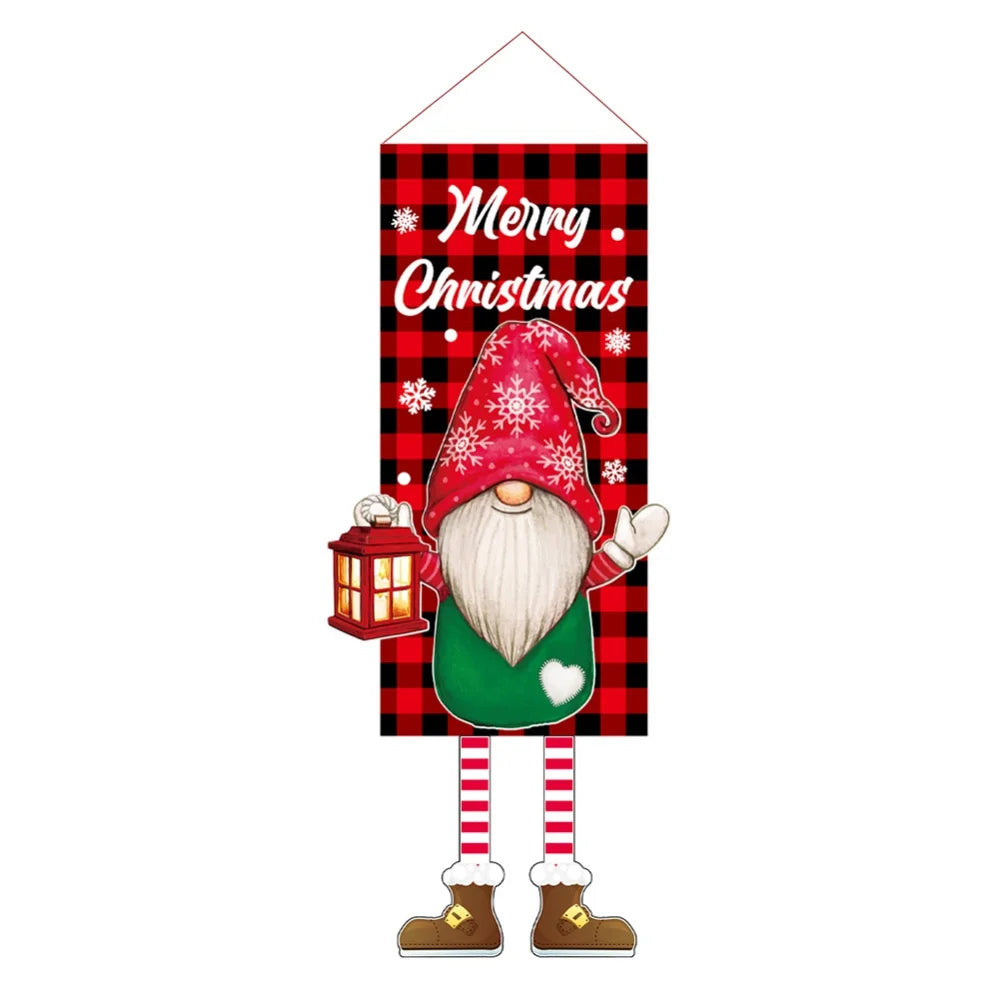 Charming Christmas Gnome Garden Flag – Festive Decor - Image 4