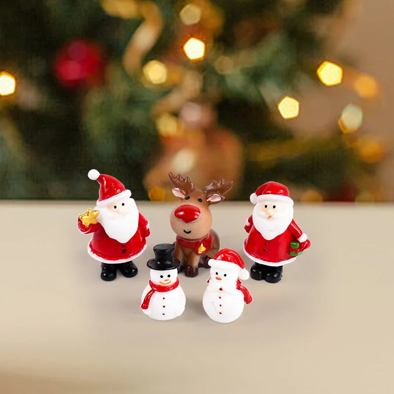 Charming Mini Santa, Snowman & Elk Ornaments - Image 20