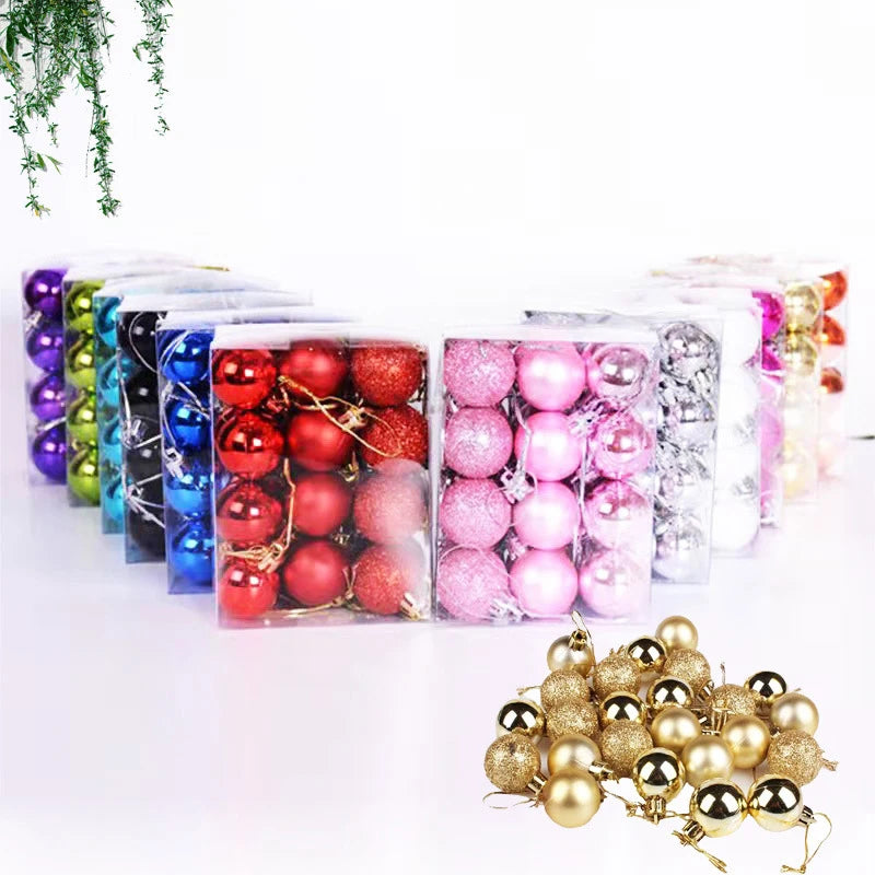24-Piece Shatterproof Christmas Tree Ball Ornaments - Image 7