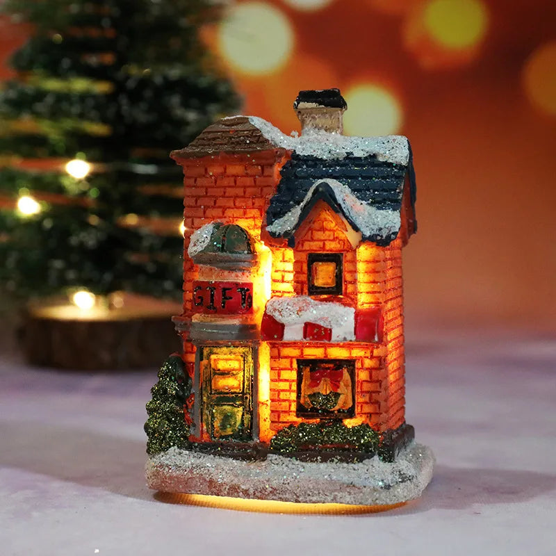 Enchanting LED Tiny House Christmas Decor - Image 23
