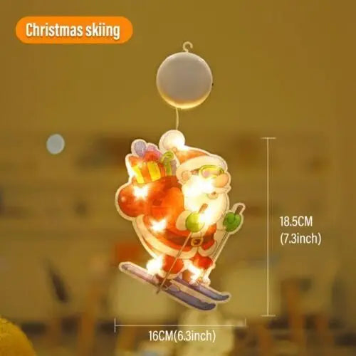 Charming Santa Claus Window Lights for Christmas - Image 12