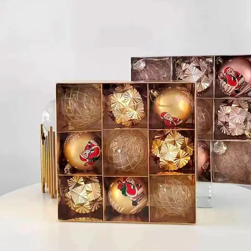 Shatterproof Christmas Tree Ornaments - 8CM Balls - Image 17
