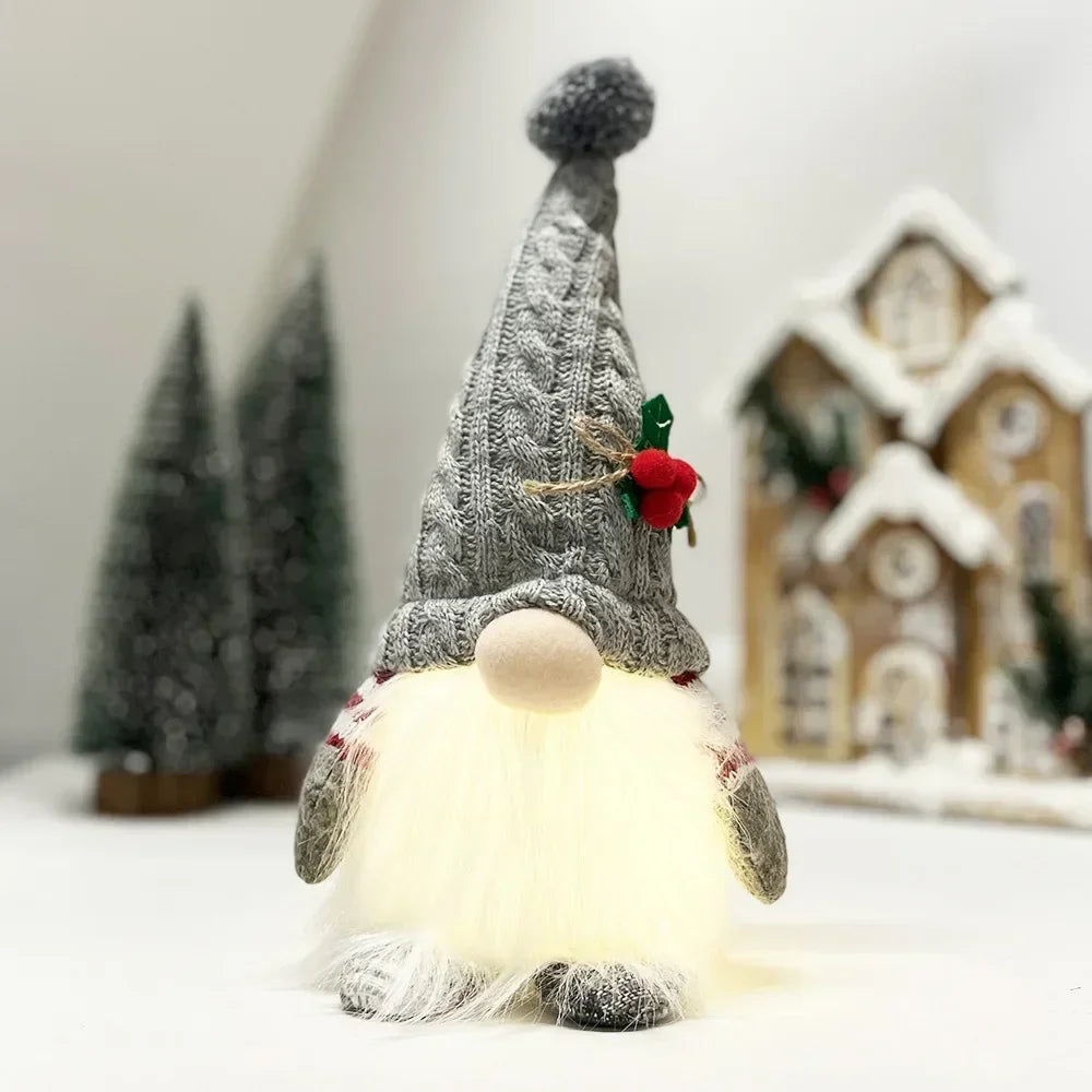 Charming Christmas Gnome Doll Ornament for Festive Decor - Image 7