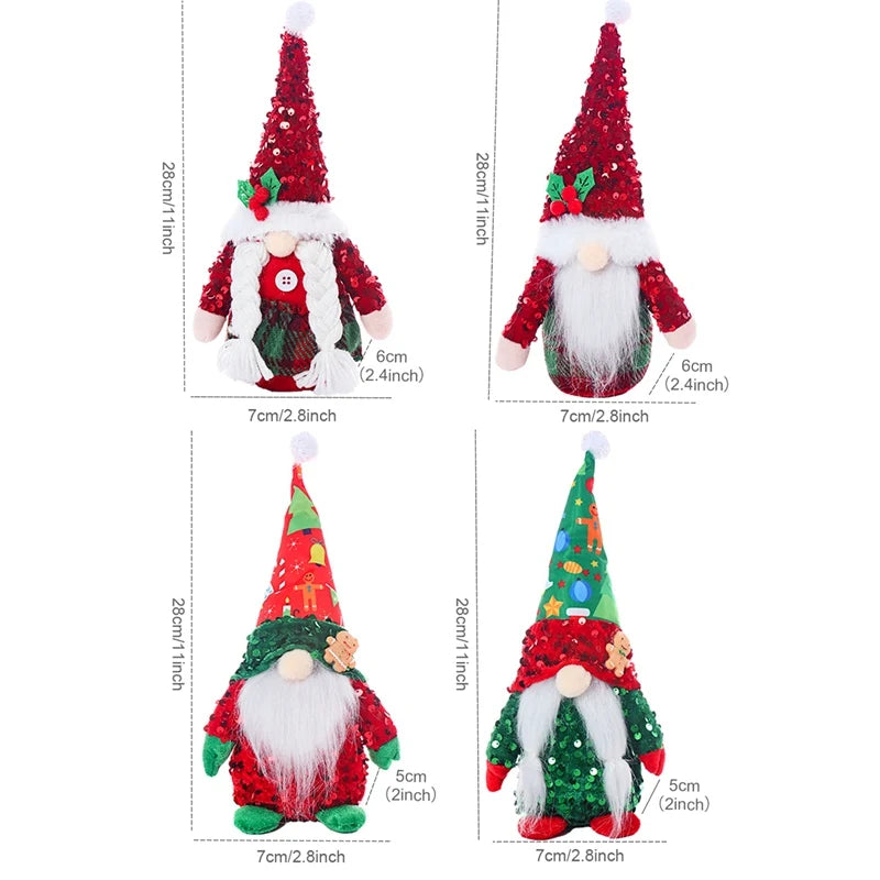Charming Faceless Gnome Christmas Home Decor - Image 26