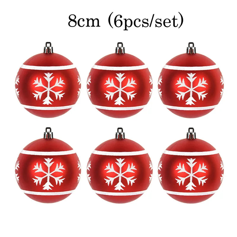 Festive PVC Christmas Tree Ornaments & Decorations - Image 22