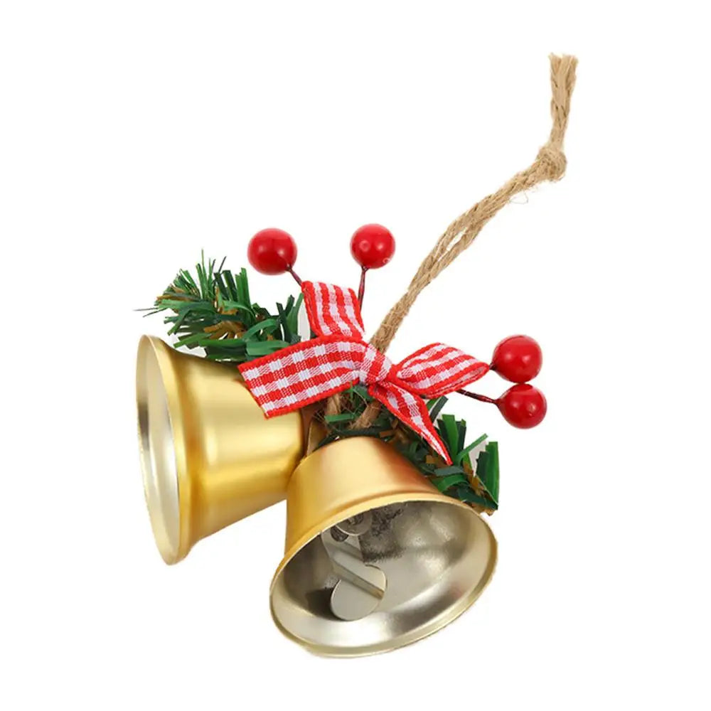 Golden Christmas Bells for Festive Holiday Decor - Image 26