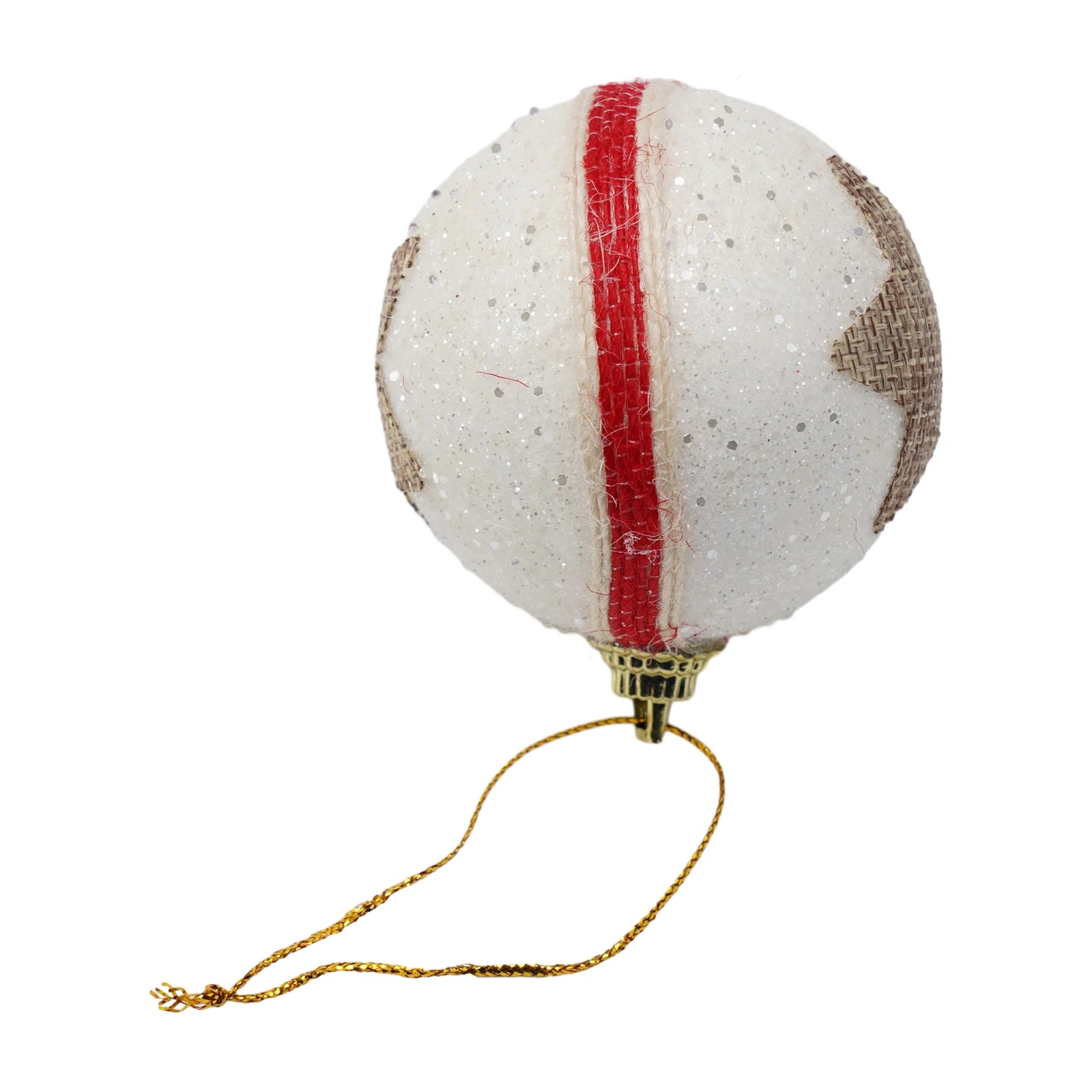 6-Pack Red & White Shatterproof Christmas Ornaments - Image 22
