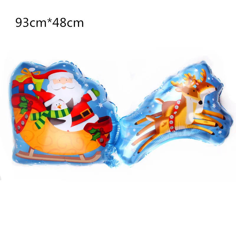 Festive Foil Balloons: Santa, Snowman & More! - Image 45