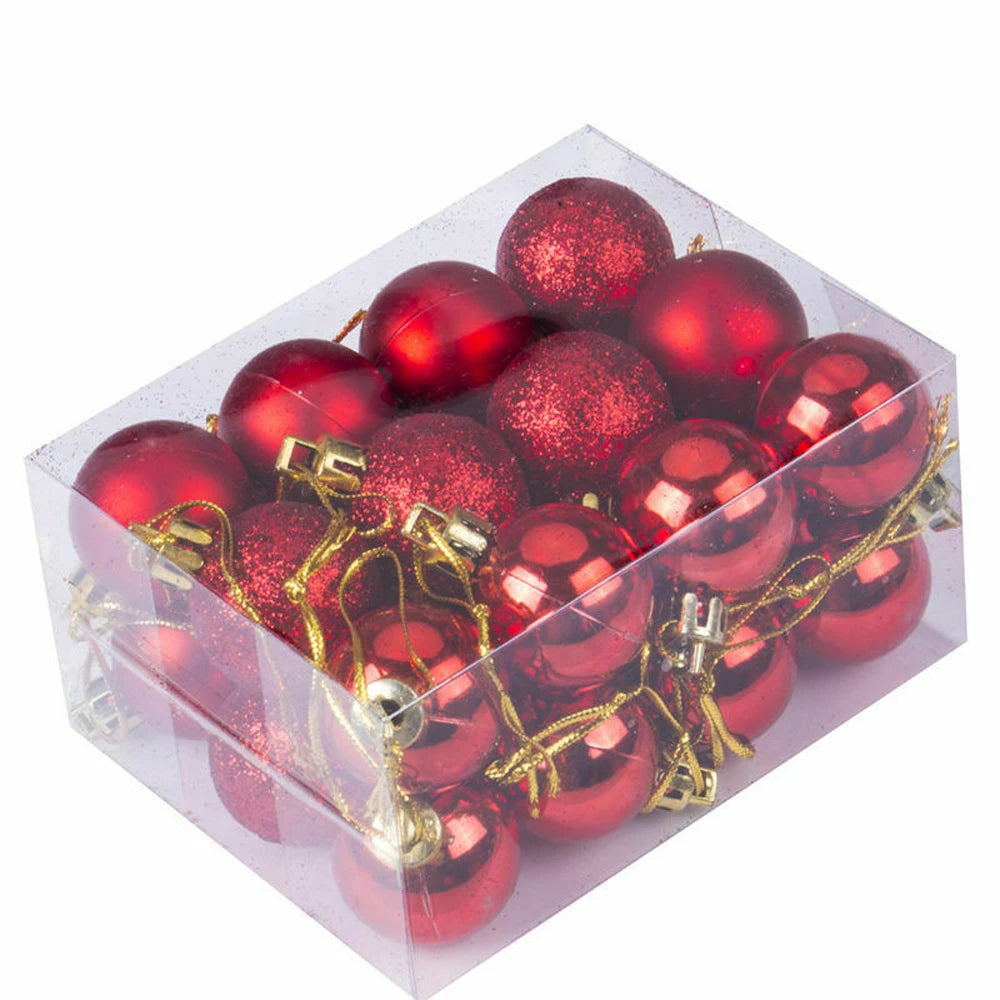24 Shatterproof Christmas Ornament Balls for Holidays - Image 13