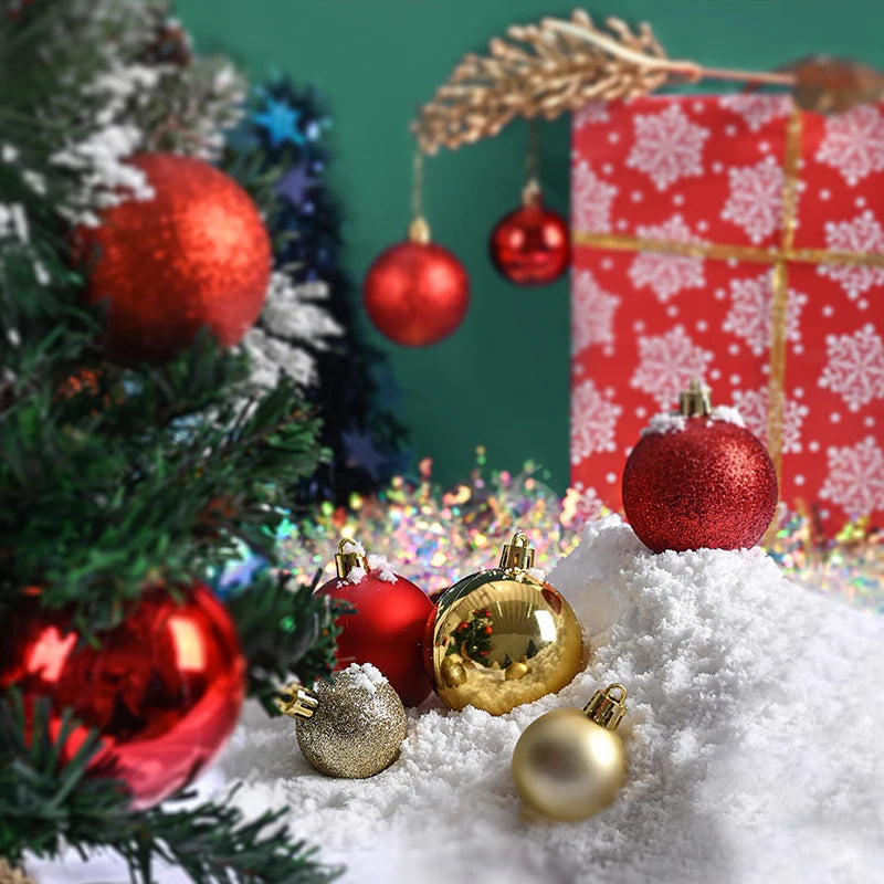 24PCS Festive Christmas Tree Ornament Set - Image 13