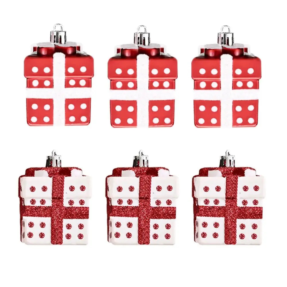 Festive Red Christmas Tree Ornaments & Decorations - Image 12
