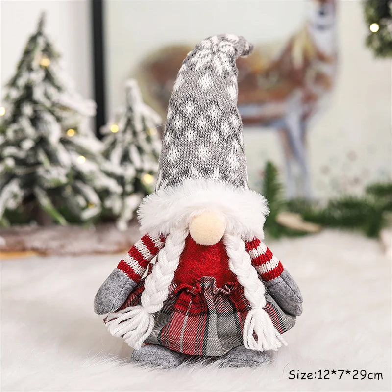Charming Faceless Gnome Doll for Festive Cheer - Image 5