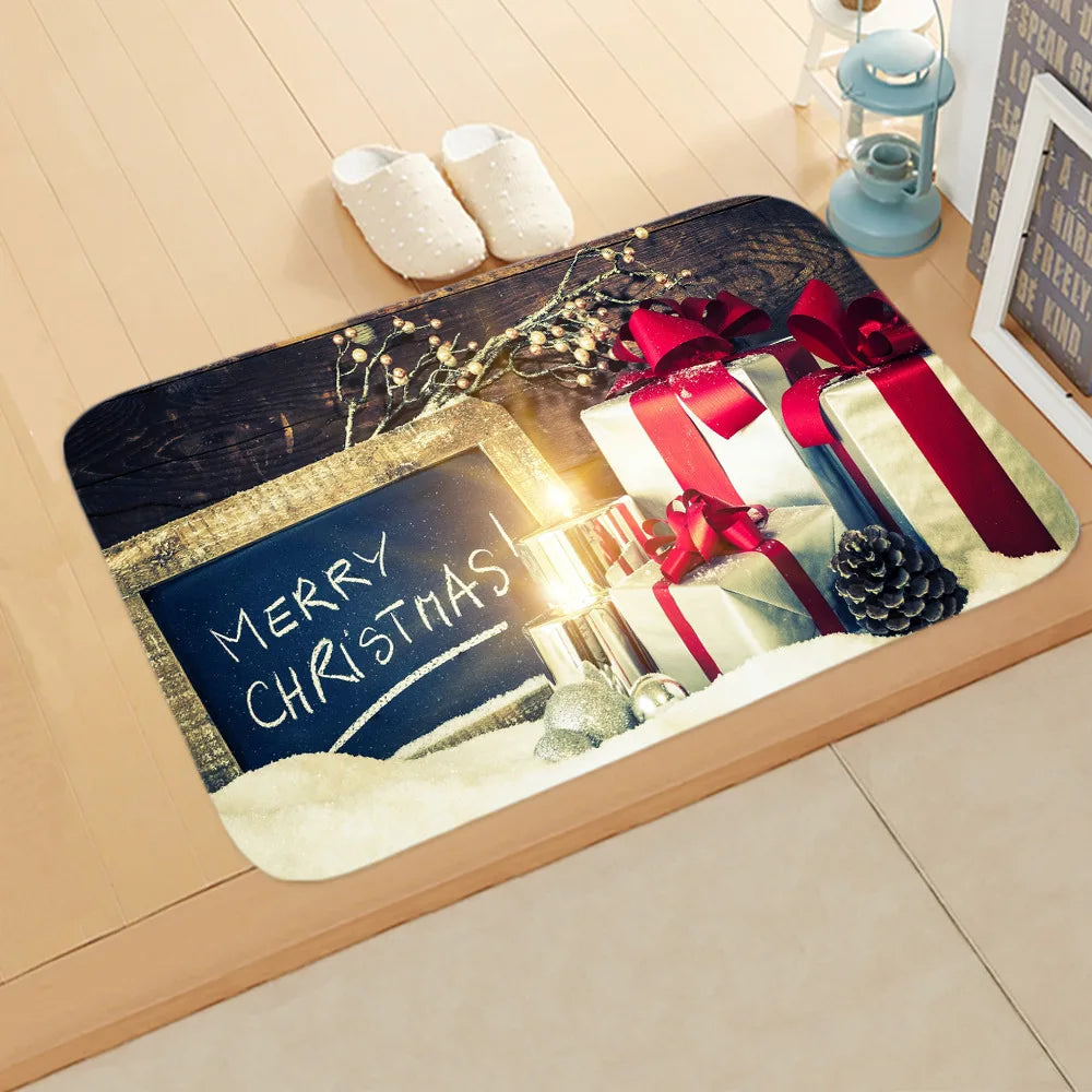 Festive Non-Slip Christmas Entrance Door Mat - Image 3