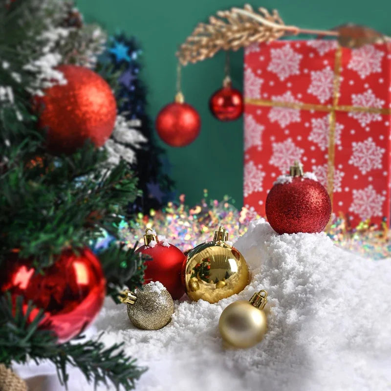 24pcs Festive Christmas Balls for Tree Decor - Image 14