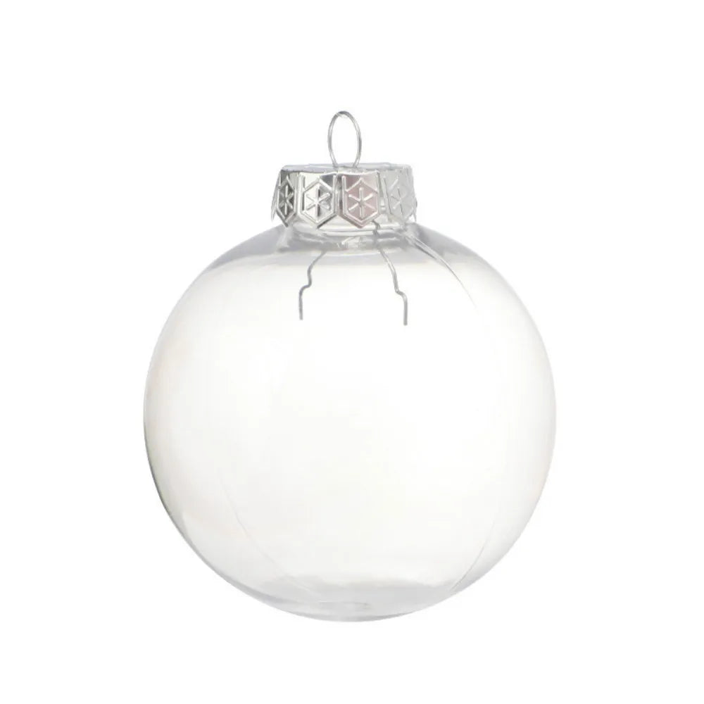Clear Fillable Christmas Ball Ornaments for Festive Decor - Image 33