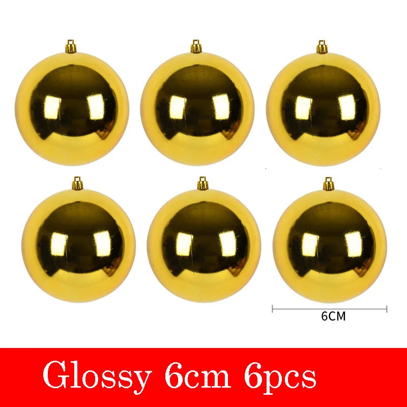 Sparkling Gold Christmas Decorative Hanging Ornaments - Image 15