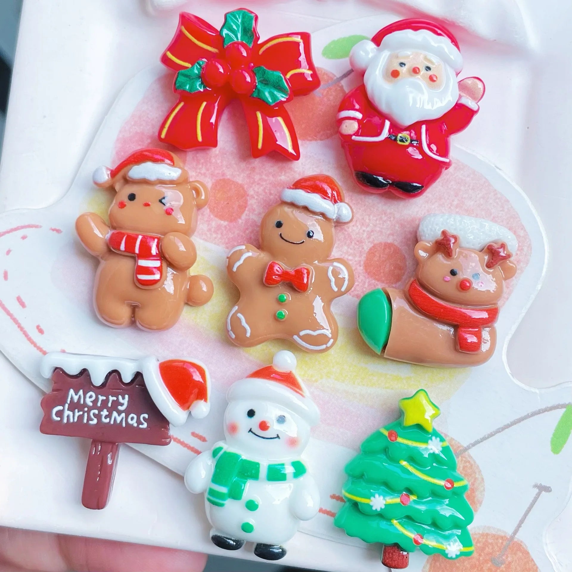 DIY Christmas Keychain Set: Tree, Santa, Snowman & More - Image 6