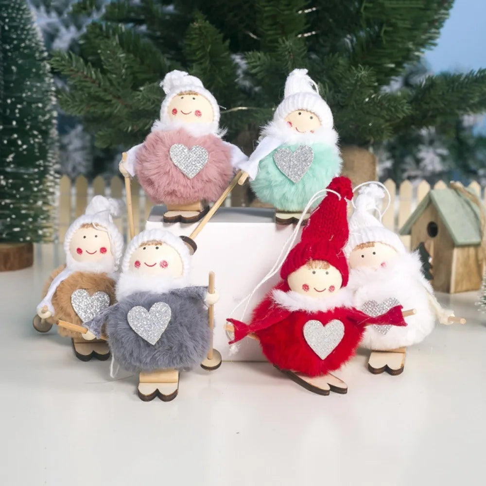 Adorable Ski Sled Angel Doll – Perfect Christmas Ornament - Image 13