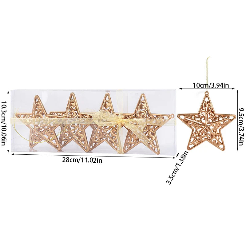 3D Star Hanging Ornaments for Christmas Decor - Image 6