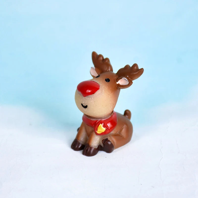 Charming Mini Santa, Snowman & Elk Ornaments - Image 18