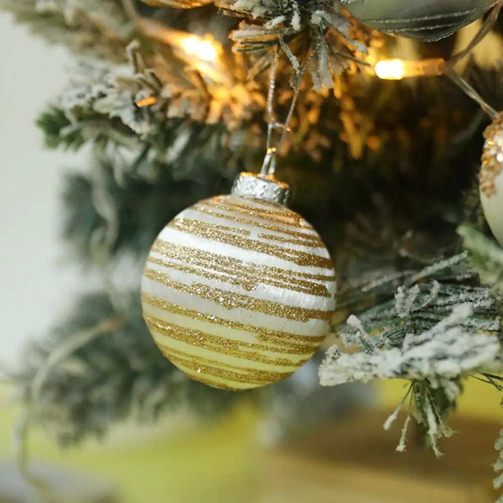 Vibrant Velvet Christmas Ornaments - 6 Pack - Image 4