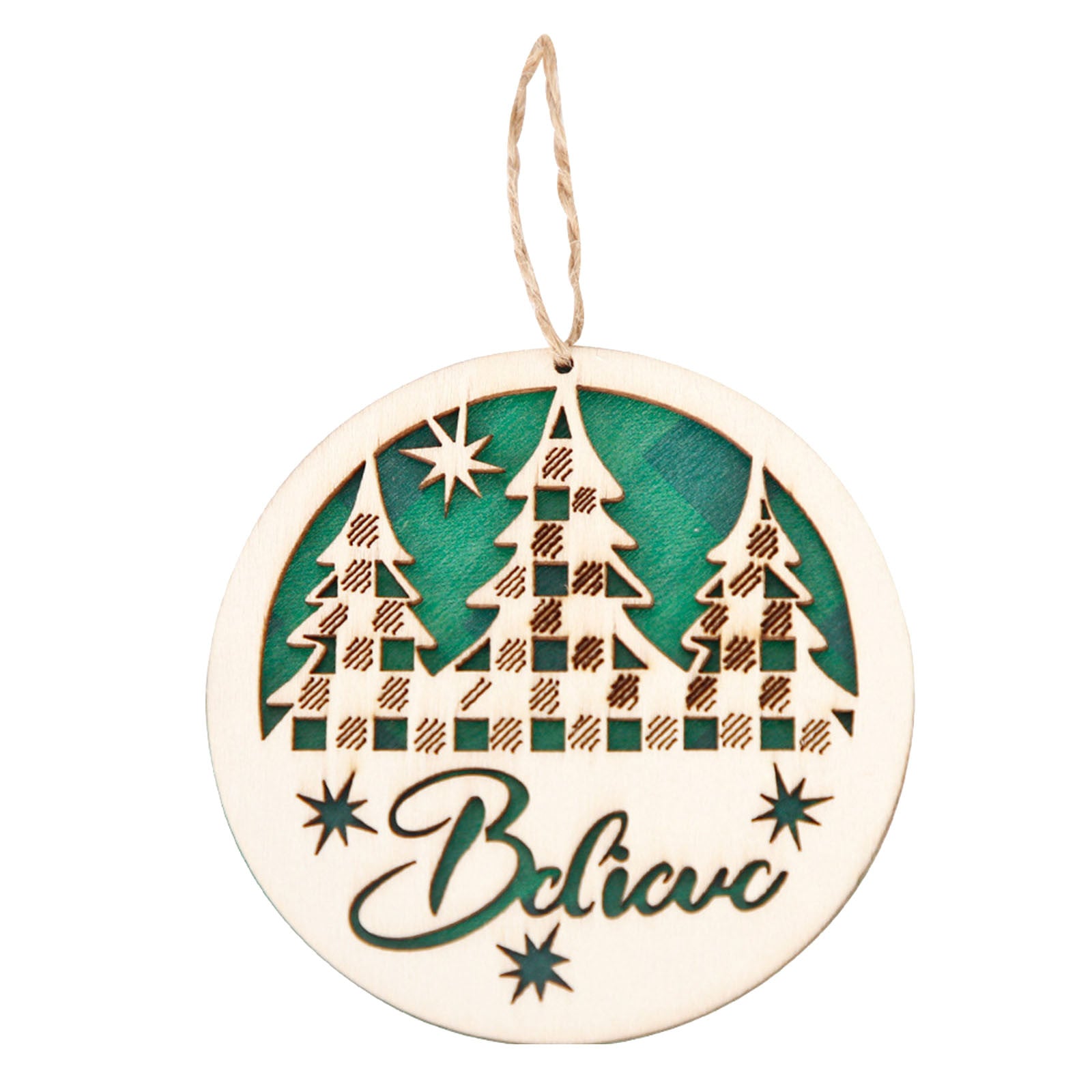 Festive Christmas Letter Ornaments for Tree Decor - Image 47