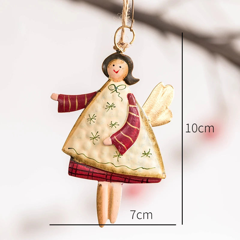 Charming Vintage Christmas Iron Pendant Ornaments - Image 30