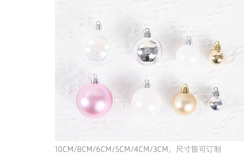 24-Piece Transparent Christmas Ball Ornaments Set - Image 26