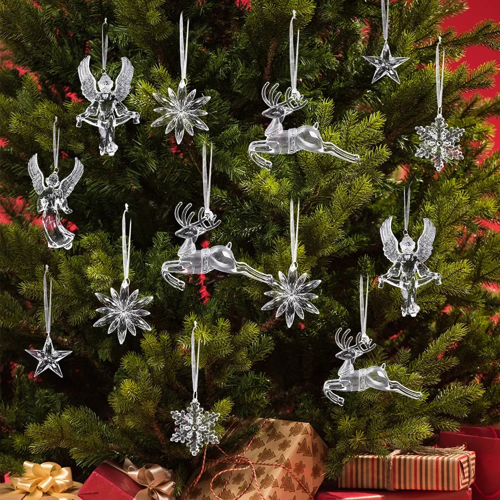 Sparkling Snowflake Ornaments for Festive Home Decor - Image 8