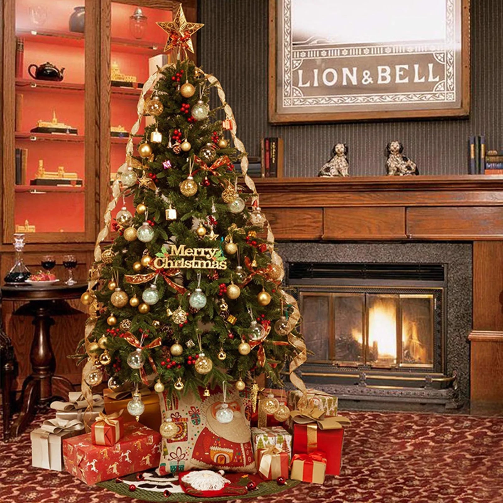 Delicate Shatterproof Clear Ball Ornaments for Christmas