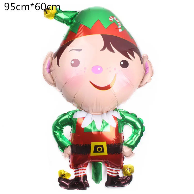 Festive Foil Balloons: Santa, Snowman & More! - Image 39