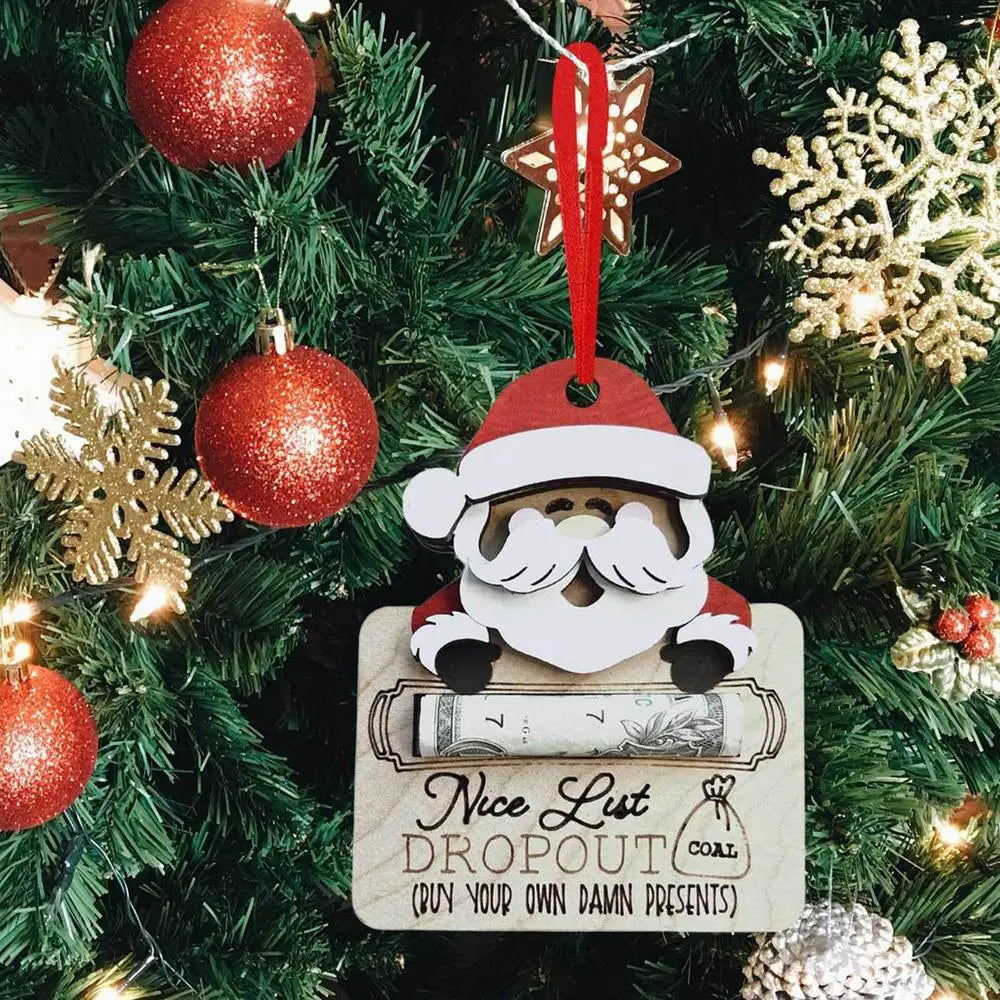 Creative Christmas Cash Holder & Santa Ornaments - Image 11