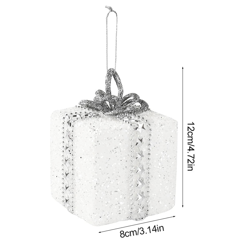 Charming White Foam Ball Christmas Tree Ornaments - Image 26
