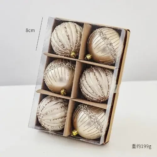 Sparkling Champagne Christmas Balls for Festive Decor - Image 14
