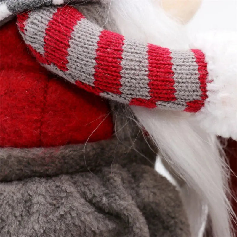 Charming Plush Gnome Horse Decor for Christmas - Image 15