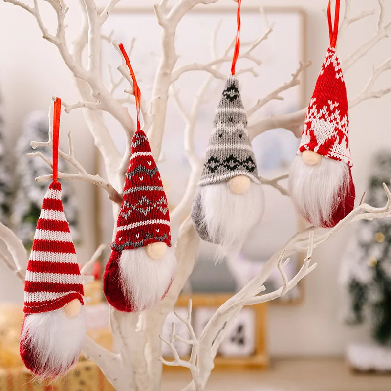 Charming Faceless Gnome Christmas Tree Ornaments - Image 7