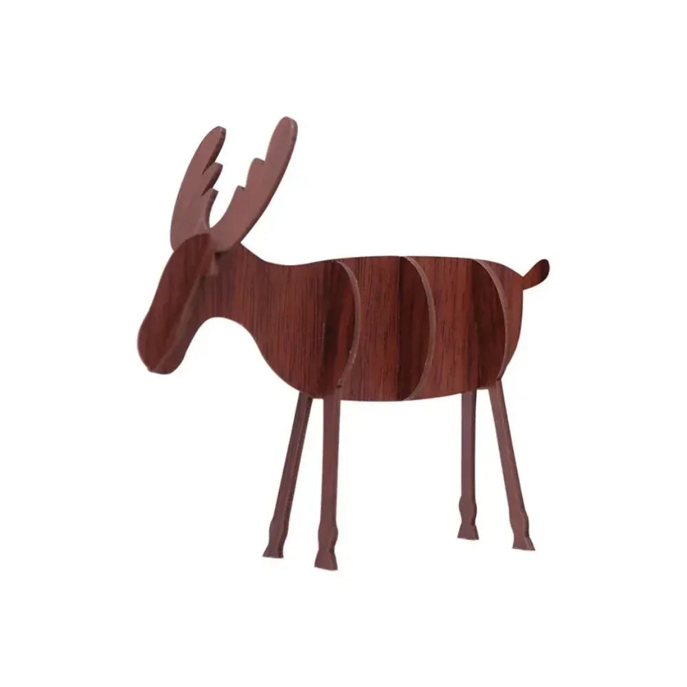 DIY Christmas Wooden Deer Pendants for Festive Decor - Image 6