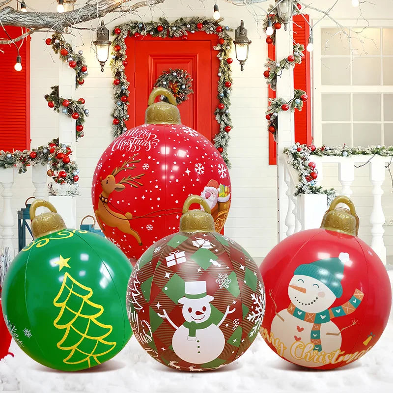 60CM Inflatable Christmas Yard Decor Ball