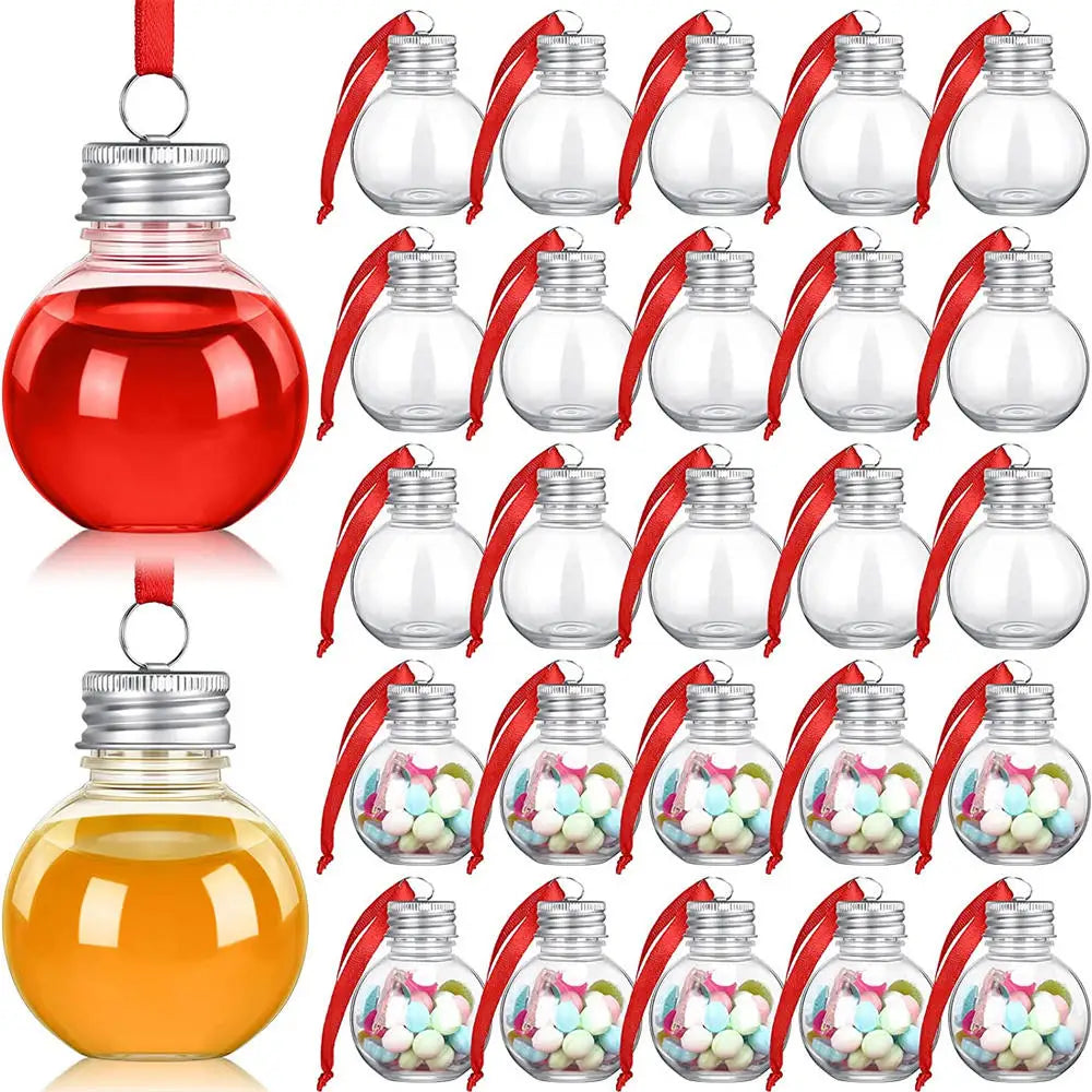 30-Piece Christmas Tree Clear Ornament Set - Image 5