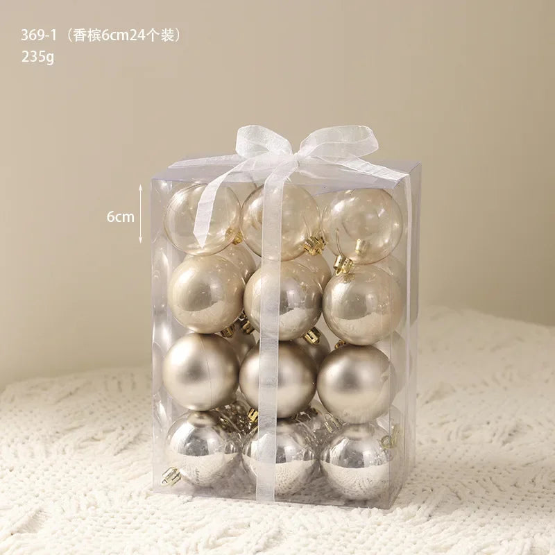 Sparkling Champagne Christmas Balls for Festive Decor - Image 18