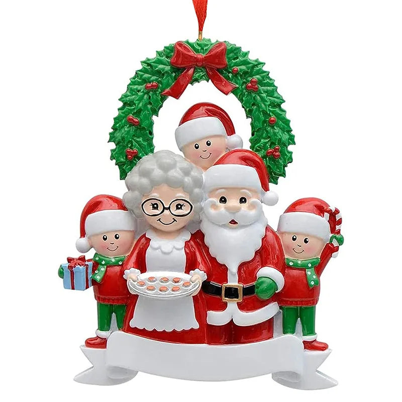 Personalized Resin Santa Claus Tree Ornament - Image 8